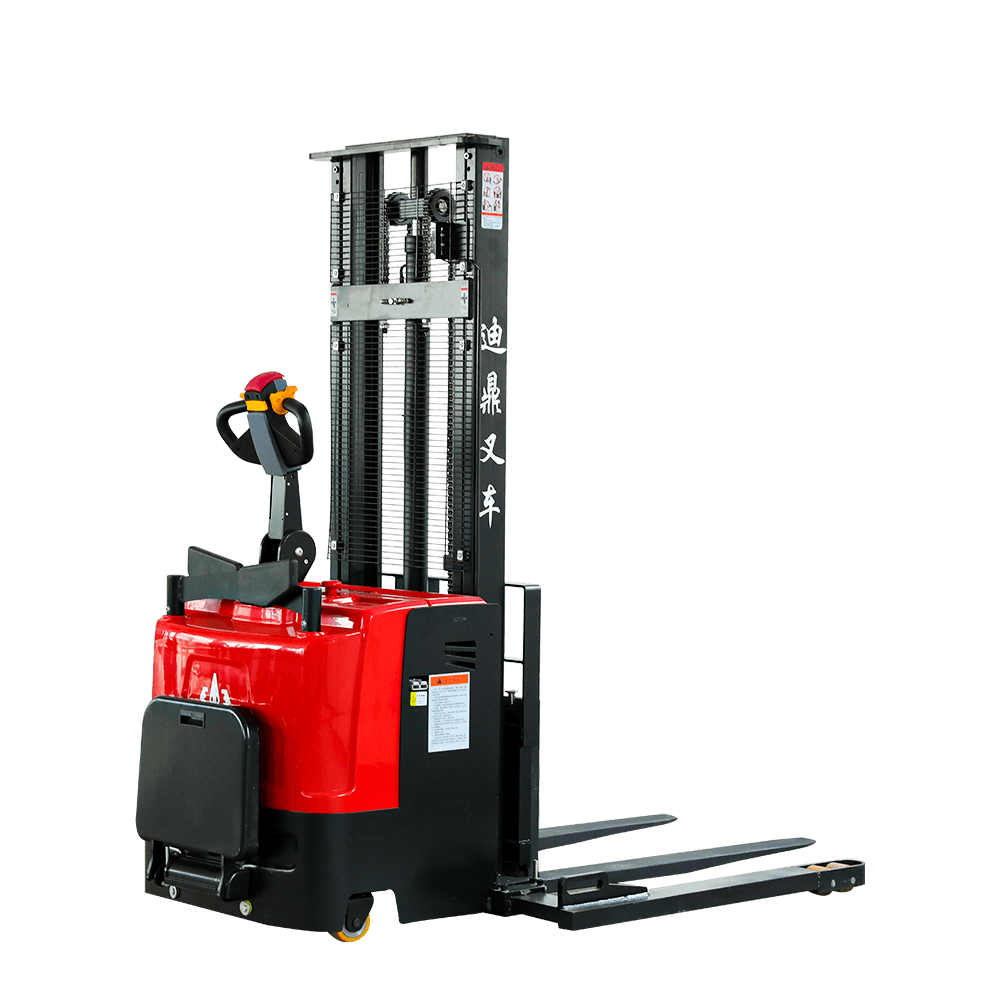 Stand-drive electric stacker-CDD-DE cross leg