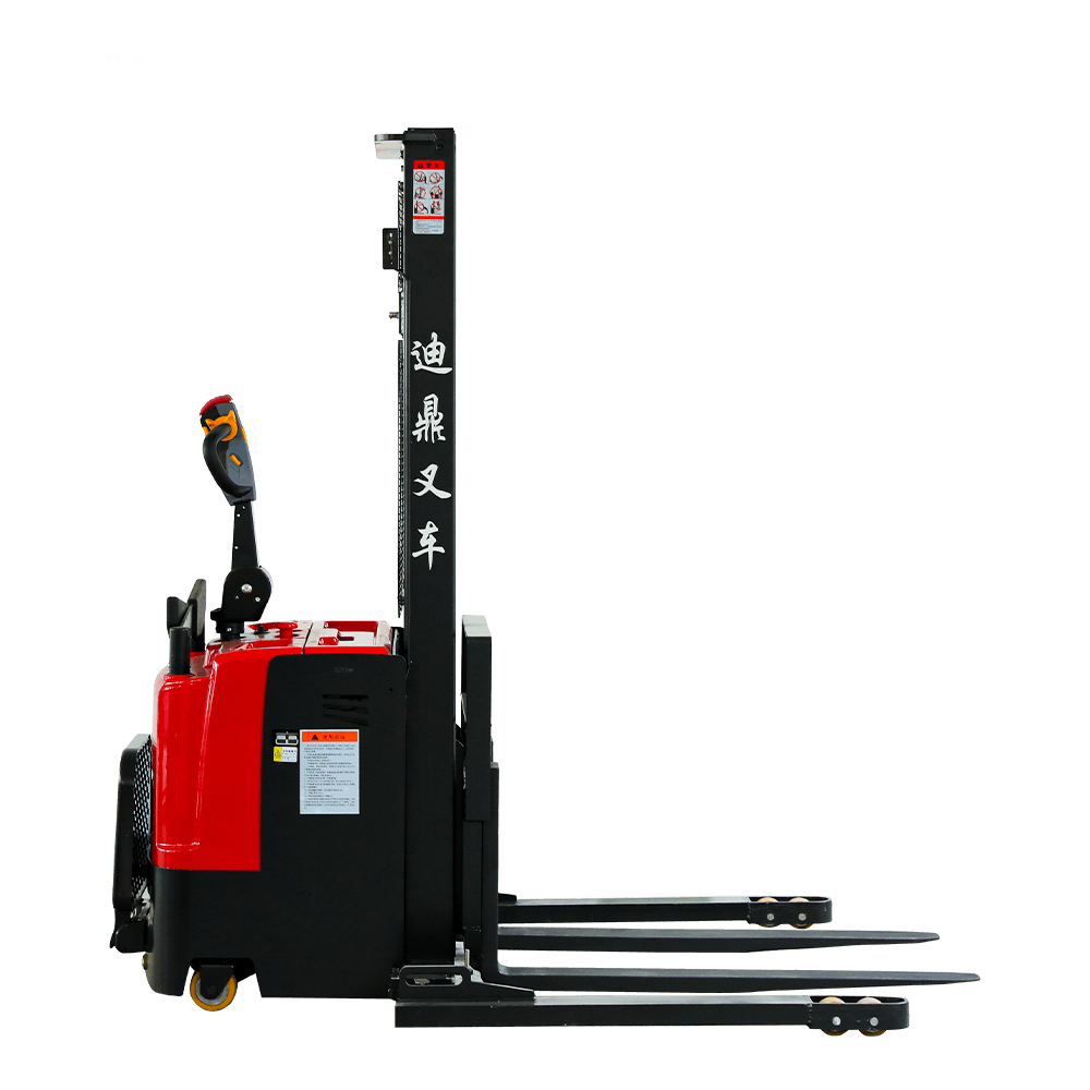 Stand-drive electric stacker-CDD-DE cross leg