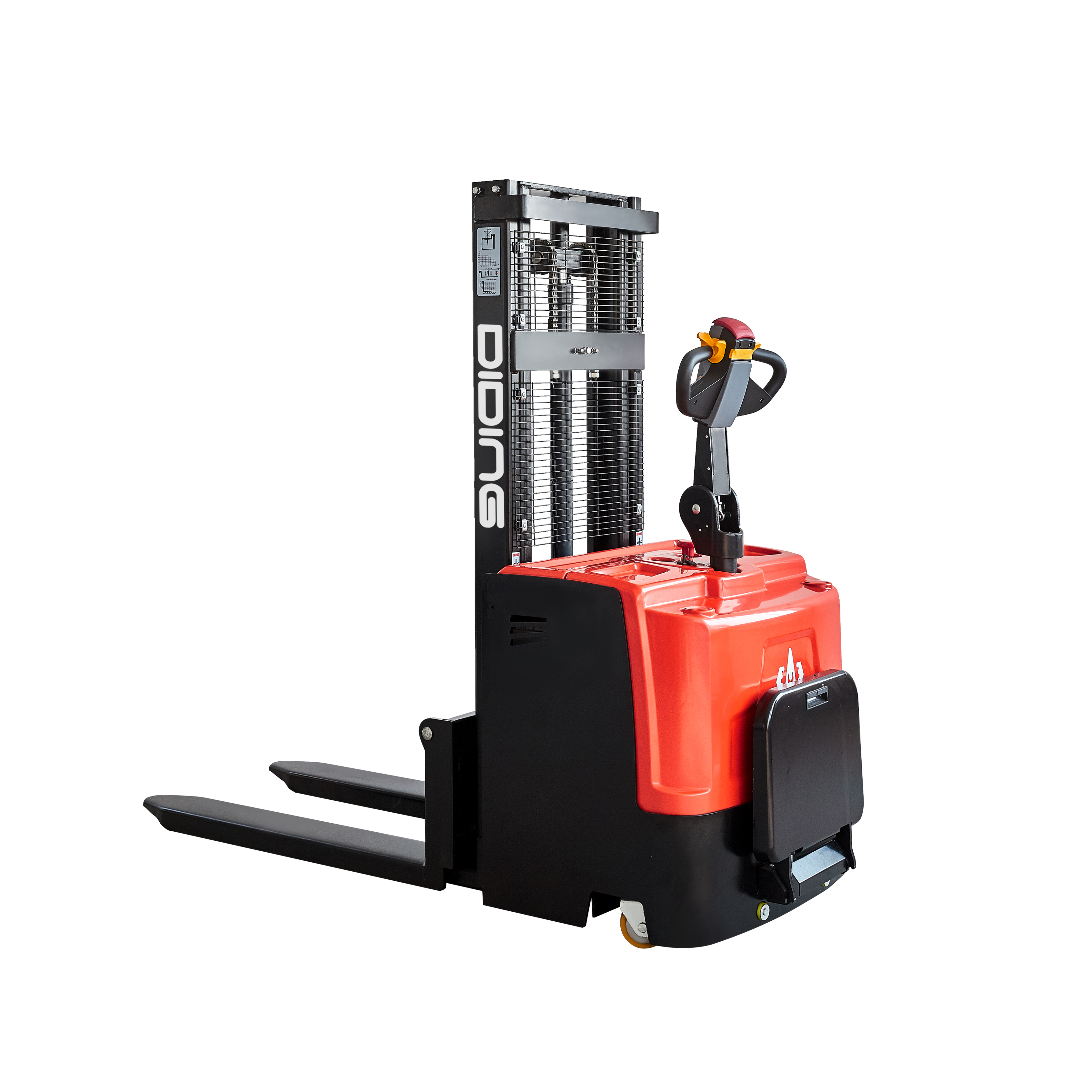 CDD-E High configuration standing electric stacker