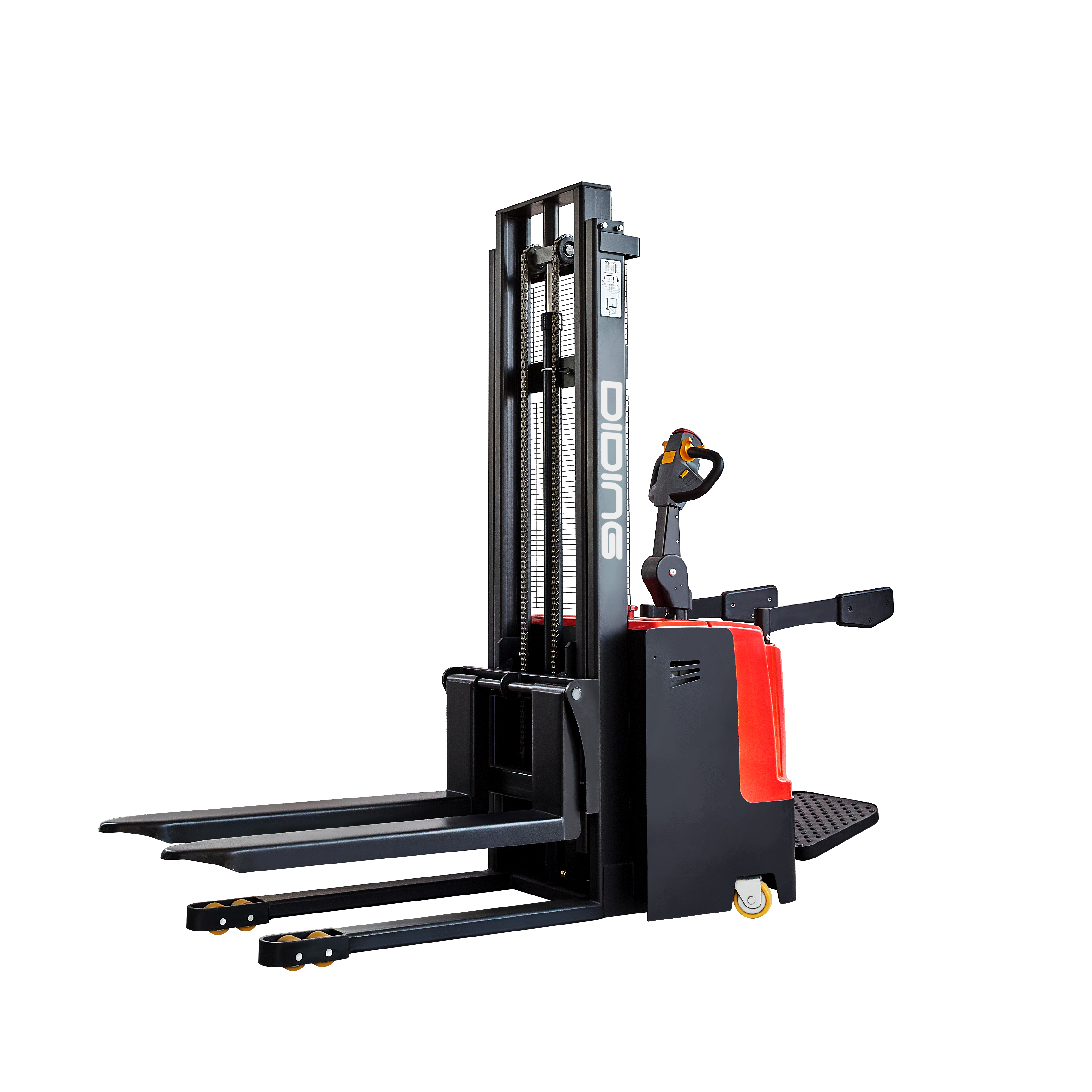 CDD-E High configuration standing electric stacker