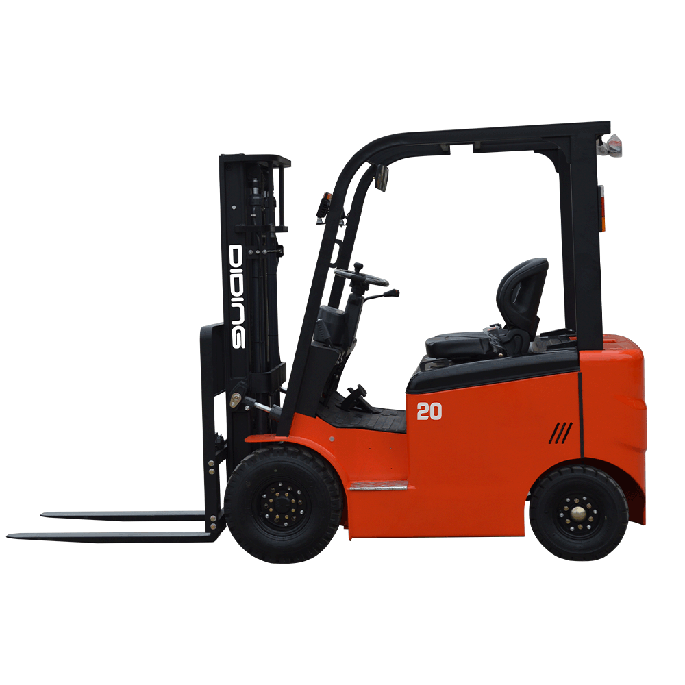 How does the energy efficiency of stacker electric motors compare to forklift internal combustion engines?
